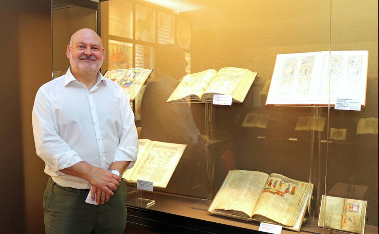 Juan José García, responsable del Museo del Libro y el Museo del Cid. 