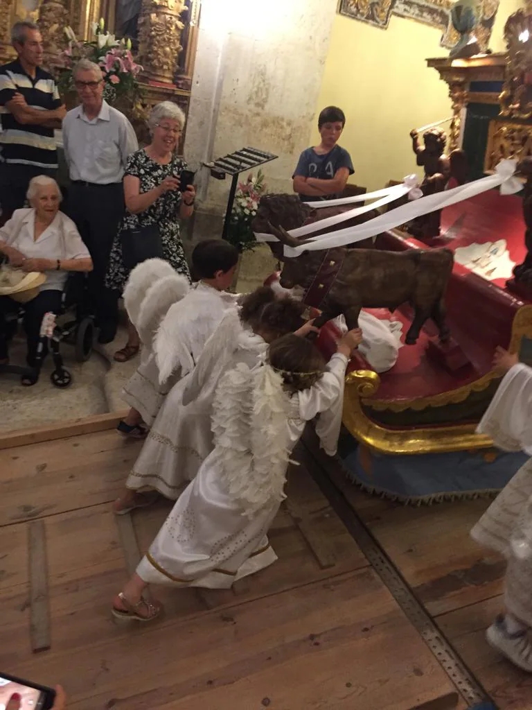 Imagen de los actos de las fiestas de Fuentelcésped. 