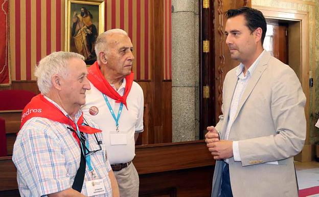 Imagen de la recepción en el Ayuntamiento