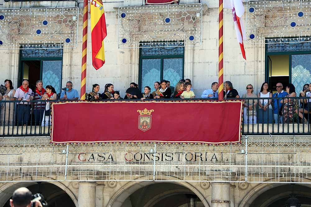 Imagen de la Plaza del Rey San Fernando desde la ubicación que este año ha tenido la banda. 