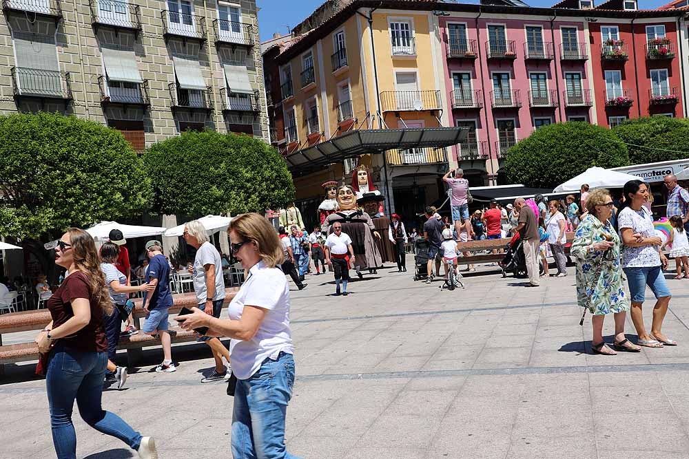 Imagen de la Plaza del Rey San Fernando desde la ubicación que este año ha tenido la banda. 