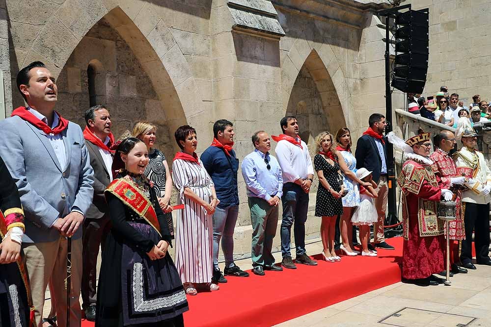 Imagen de la Plaza del Rey San Fernando desde la ubicación que este año ha tenido la banda. 