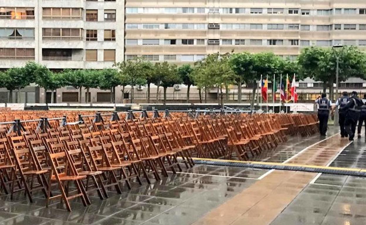 La lluvia ha caído intensamente por la tarde, acompañada de truenos y relámpagos