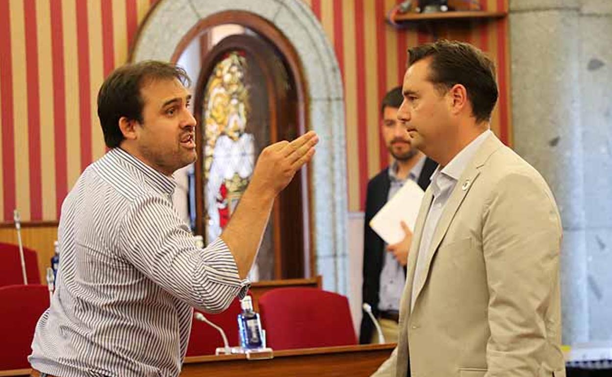 Jorbe Berzosa y Daniel de la Rosa se han enzarzado por una discusión
