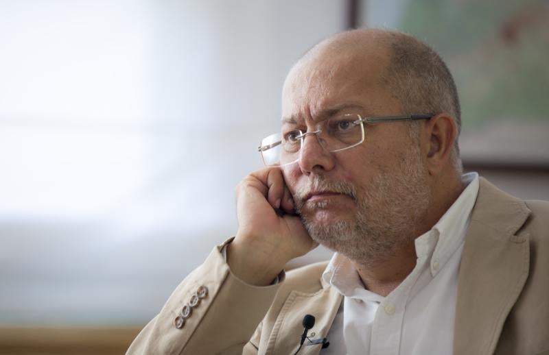 Francisco Igea, el pasado jueves, durante la entrevista.