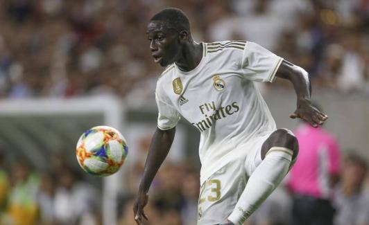 Mendy, durante el partido ante el Bayern. 