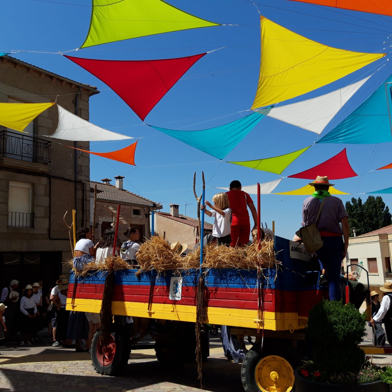 Fiesta de la cosecha en Torresandino. 
