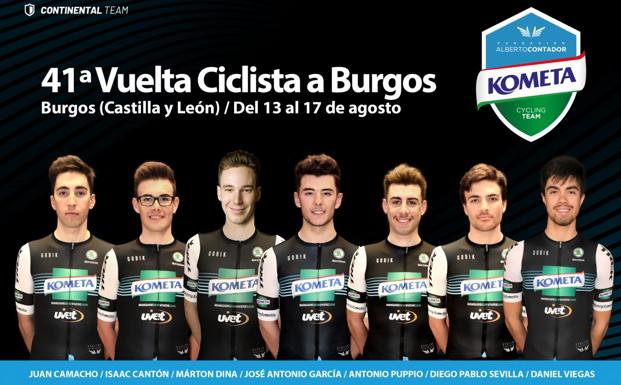 Imagen del equipo que competirá en la Vuelta a Burgos