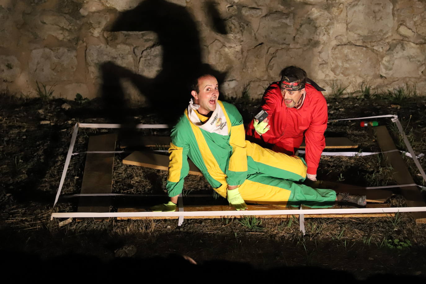 Bambalúa Teatro representa Patrimonios Témpora 2.0, una obra protagonizada por los tres bienes Patrimonio de la Humanidad de Burgos, la Catedral, los Yacimientos de la Sierra de Atapuerca y el Camino de Santiago