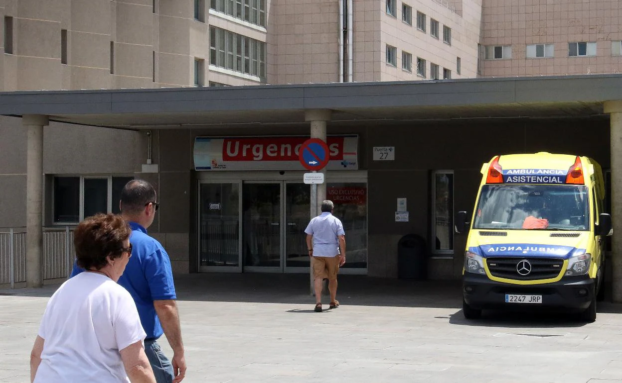 Bloque de urgencias en el Hospital General de Segovia. 