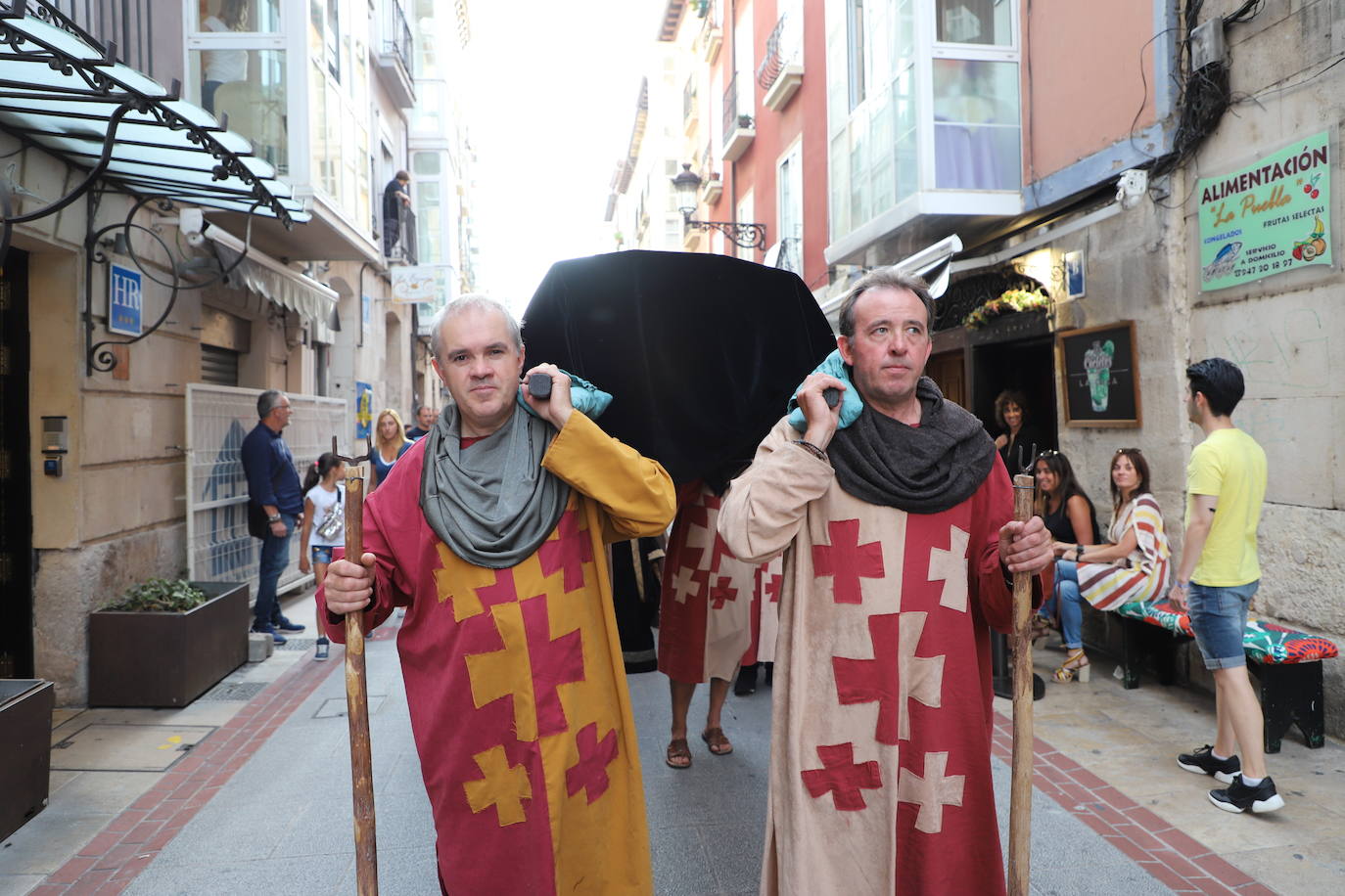 Imagen del pregón que anuncia la llegada de Juana la Loca. 