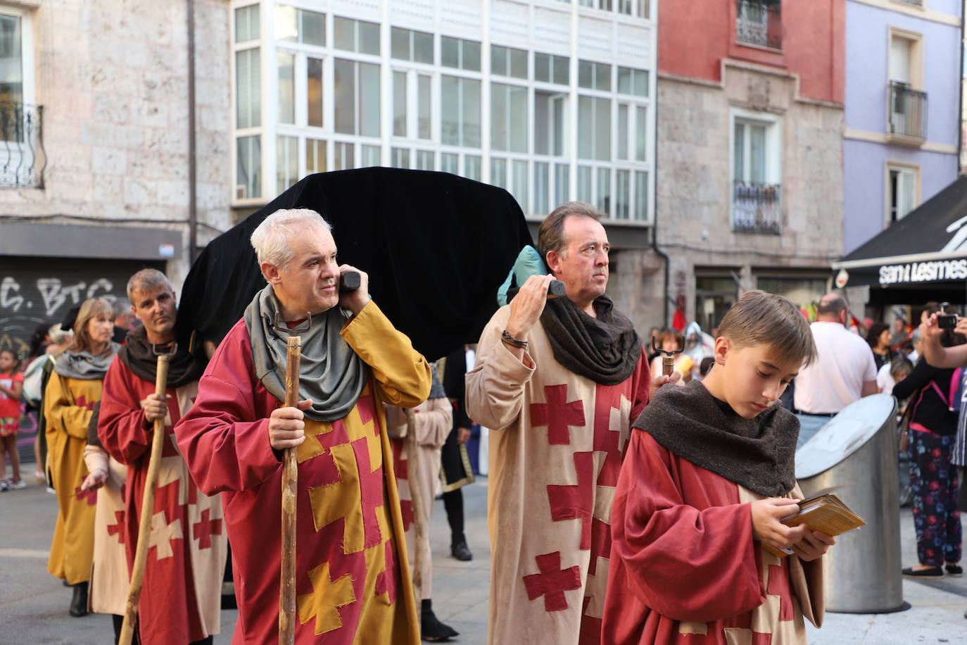 Imagen del pregón que anuncia la llegada de Juana la Loca. 