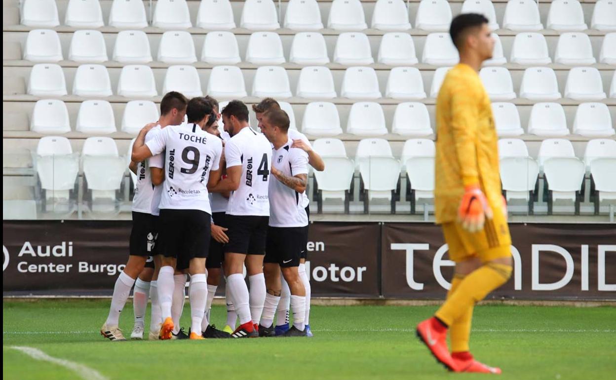 Imegen del último partido de pretemporada ante el Real Madrid Castilla