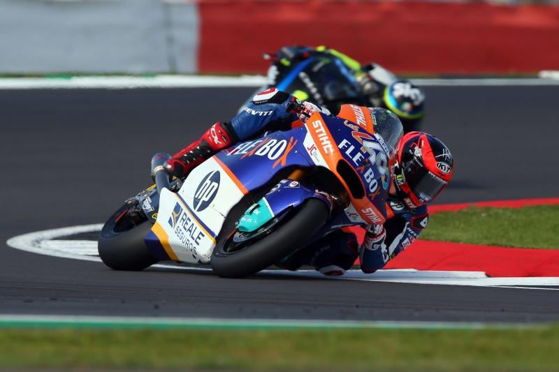 Augusto Fernández en el GP de Gran Bretaña.