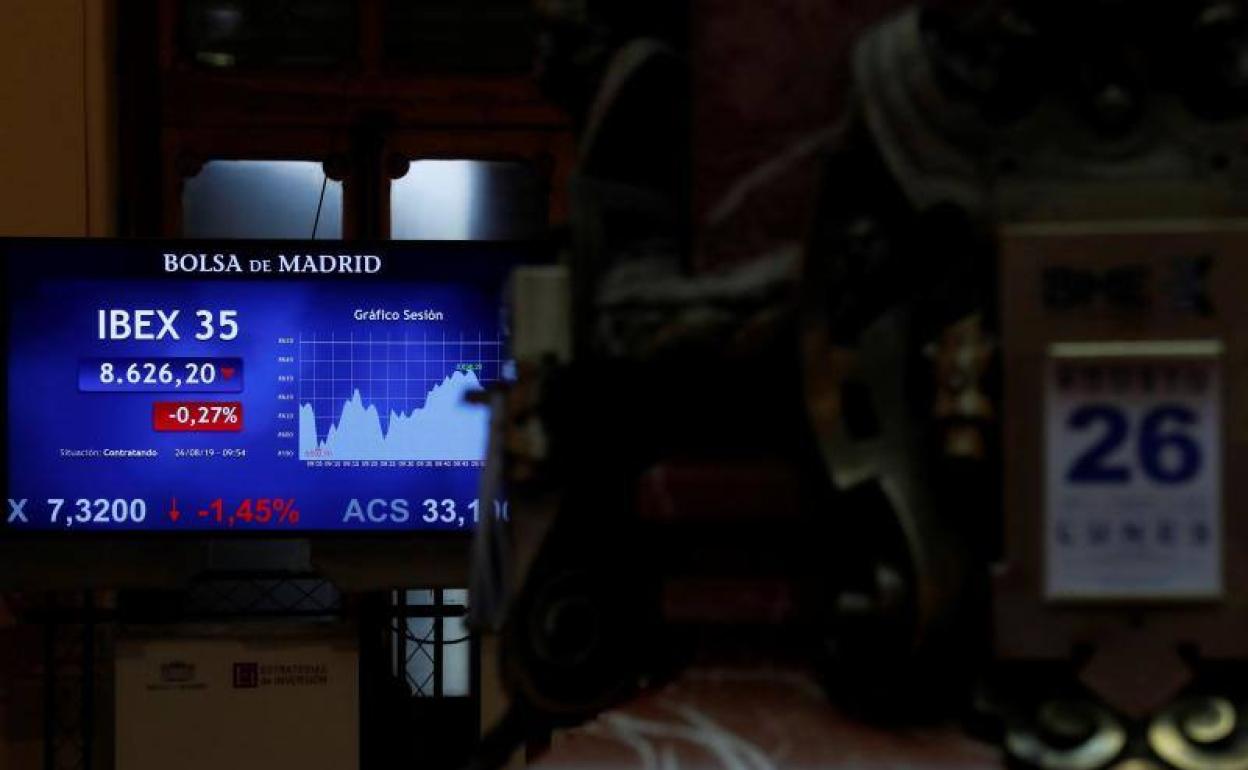 Bolsa de Madrid. 