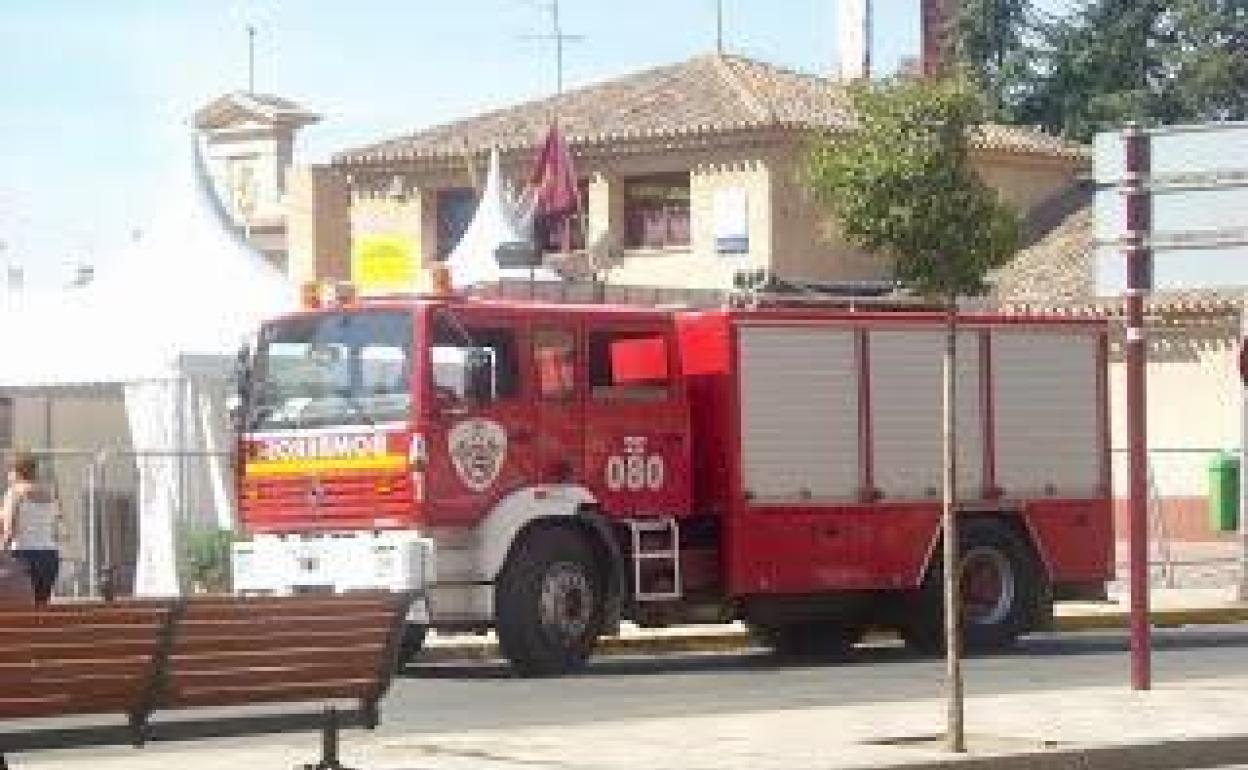 Un camión de bomberos de Albacete.