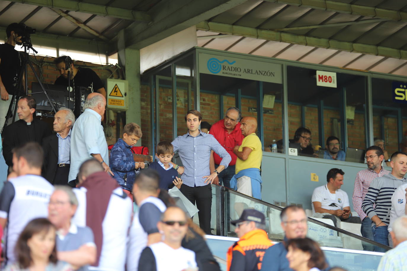 El estadio municipal de El Plantío ha acogido esta tarde el partido de liga entre el Burgos CF y el Deportivo Alavés B 