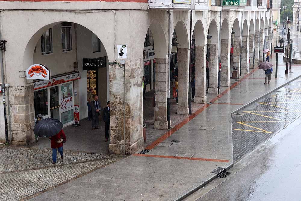 DANA ha traído a Burgos lluvias, y fuertes vientos en la provincia, en una jornada todavía de verano pero que se asemeja en exceso al otoño