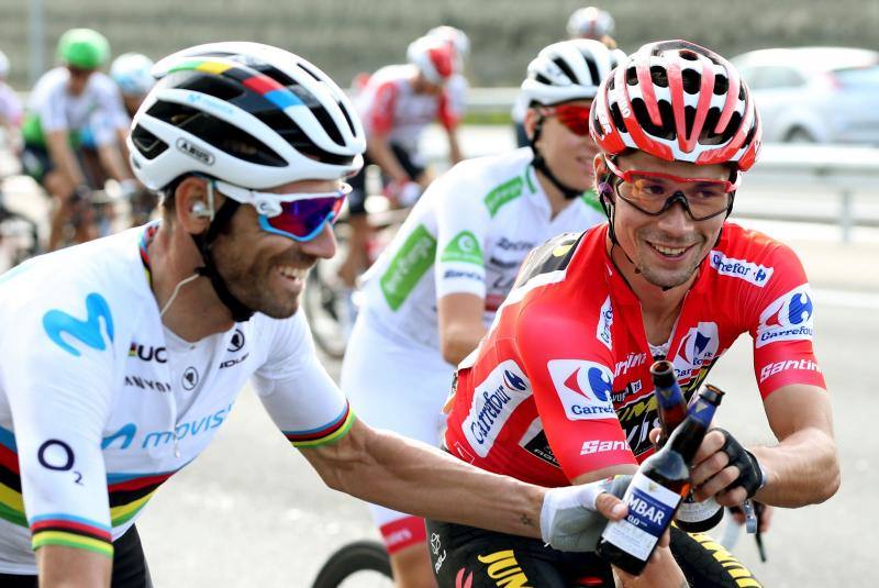 El ciclista esloveno conquista la primera grande de su carrera