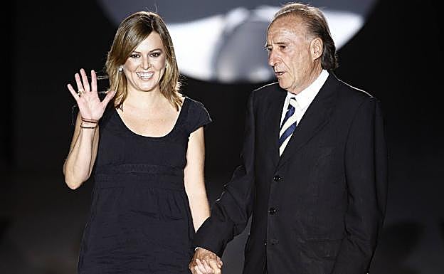 Andrés, con su hija Núria. 