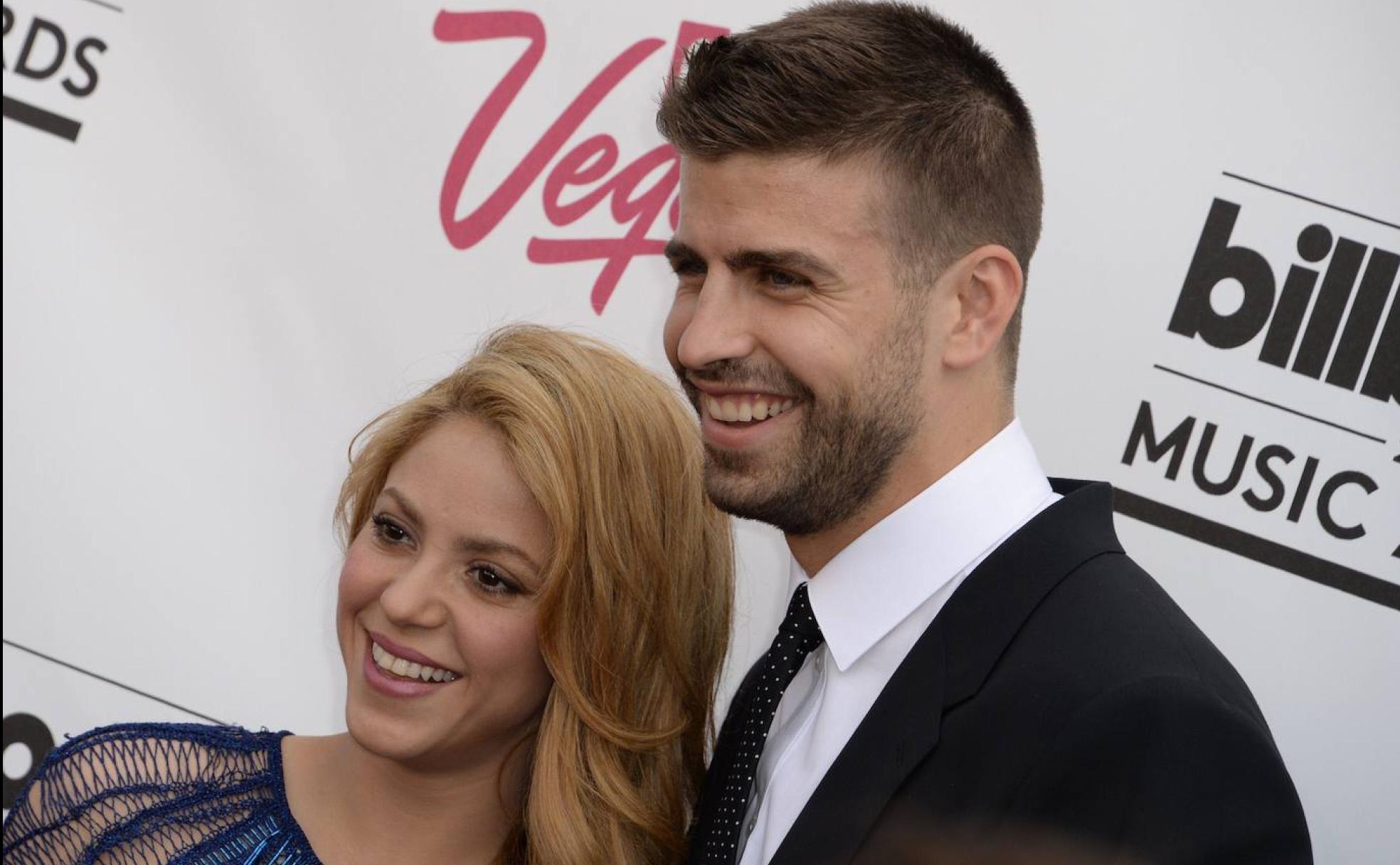 Gerard Piqué, futbolista, y Shakira, cantante colombiana.