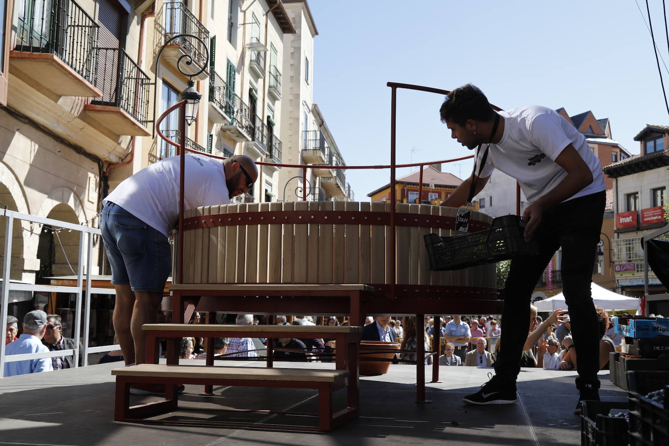 Aranda de Duero ha festejado hoy la Fiesta de la Vendimia. 