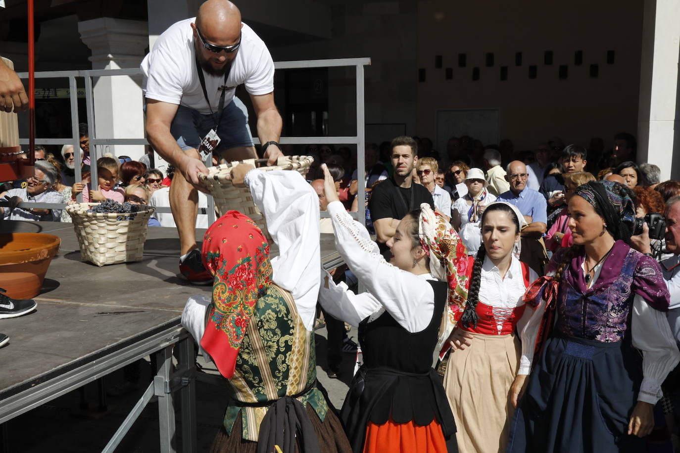 Aranda de Duero ha festejado hoy la Fiesta de la Vendimia. 