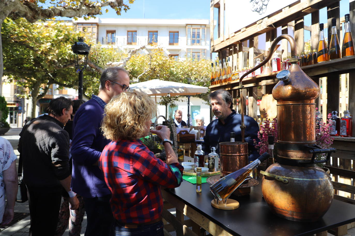 Fotos: Imágenes del Mercado de Productores de Burgos Alimenta del Día de la Provincia, celebrado en Briviesca