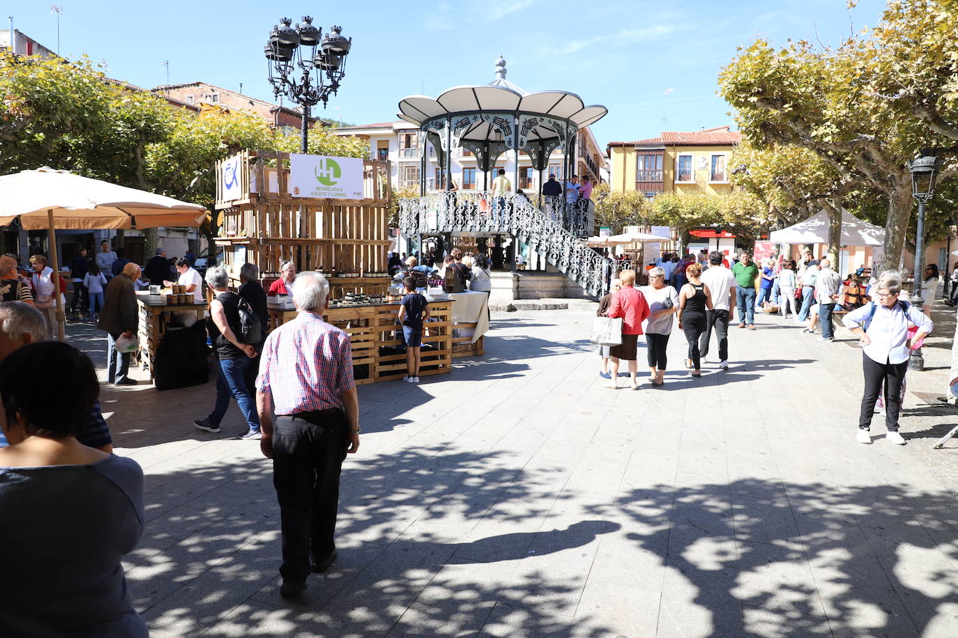 Fotos: Imágenes del Mercado de Productores de Burgos Alimenta del Día de la Provincia, celebrado en Briviesca