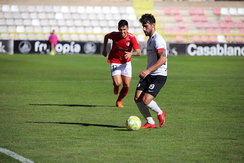 Imagen correspondiente al partido de la primera vuelta entre el Burgos y el Salamanca, disputado en El Plantío.