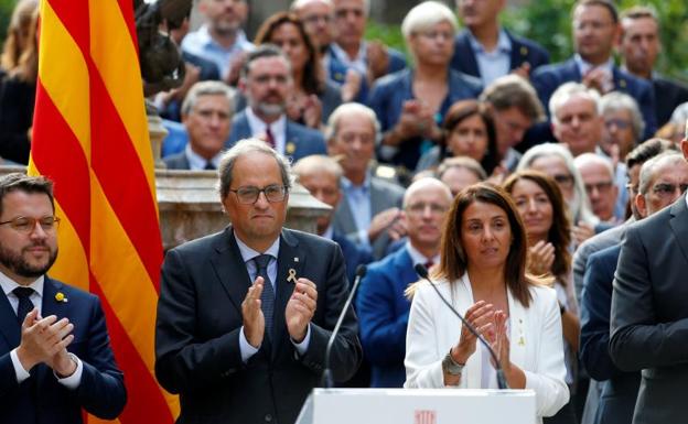 Torra se compromete a avanzar «sin excusas» hacia la independencia