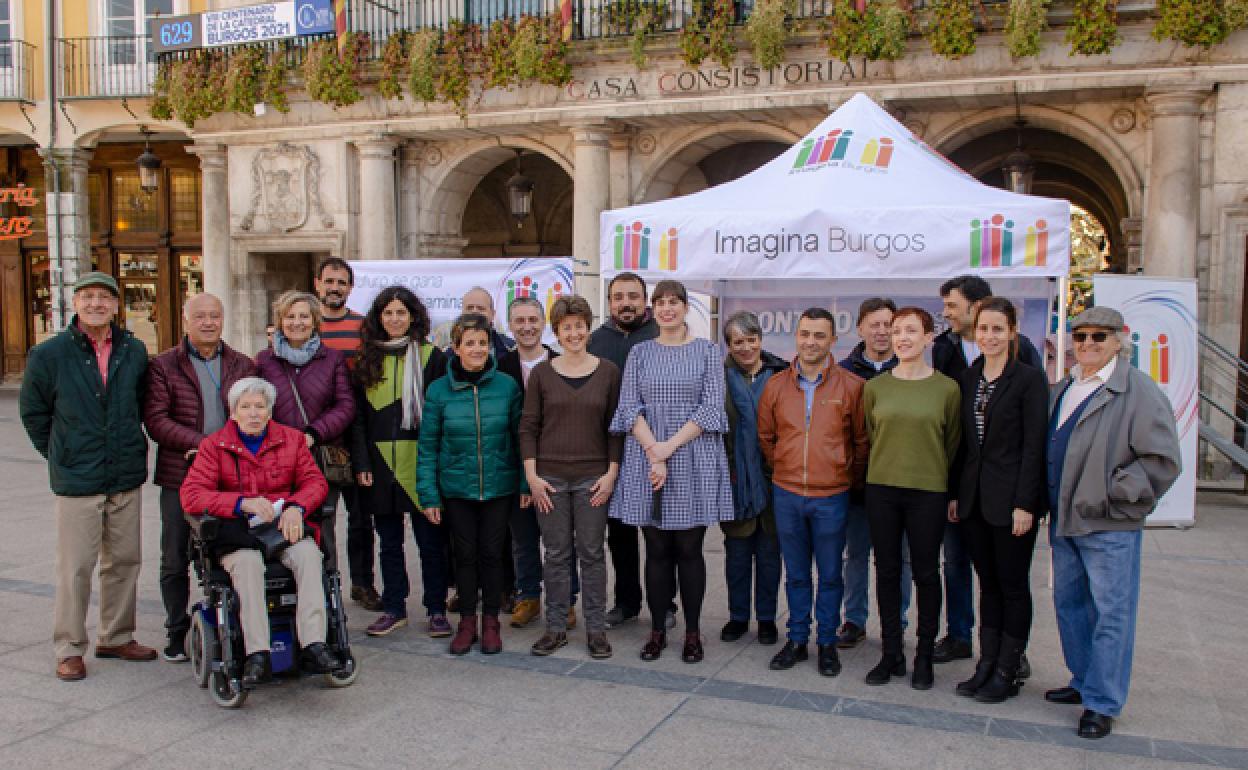 Foto de archivo de los candidatos de Imagina Burgos.