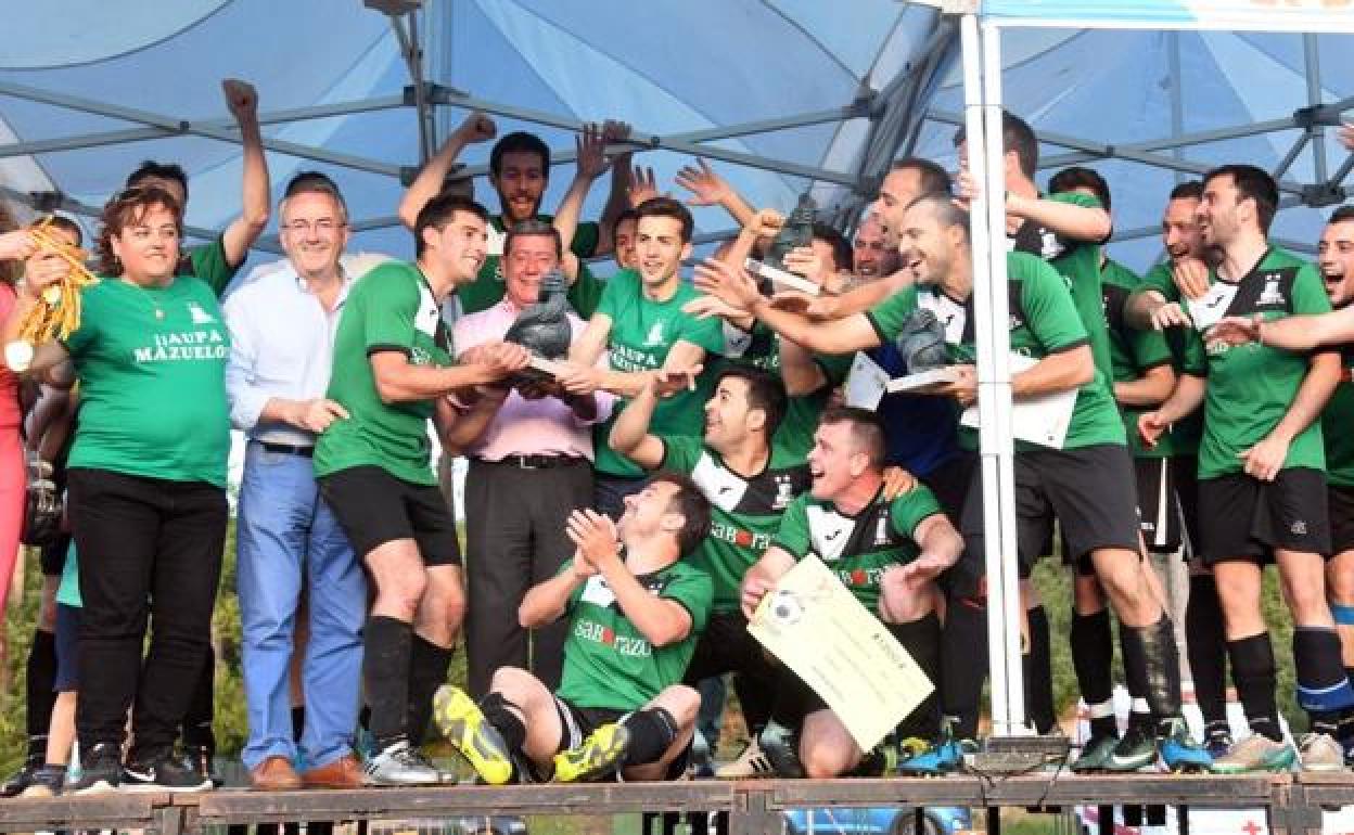 Mazuelo de Muñó (foto) venció en tres de las cinco últimas ediciones del campeonato. Quemada es el vigente campeón.