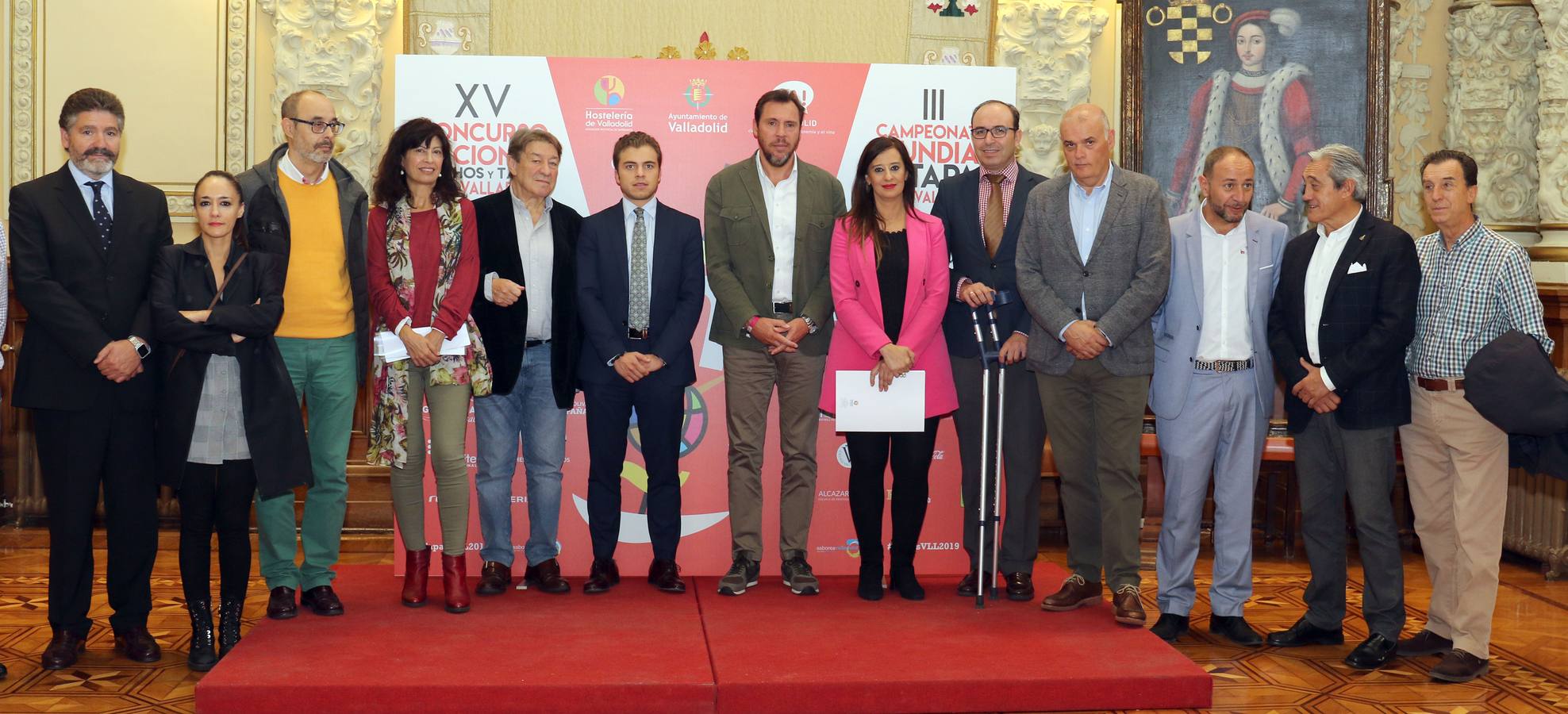 El alcalde de Valladolid, Óscar Puente, y la concejala de Cultura y Turismo, Ana Redondo, presentan el Concurso Nacional de Pinchos.