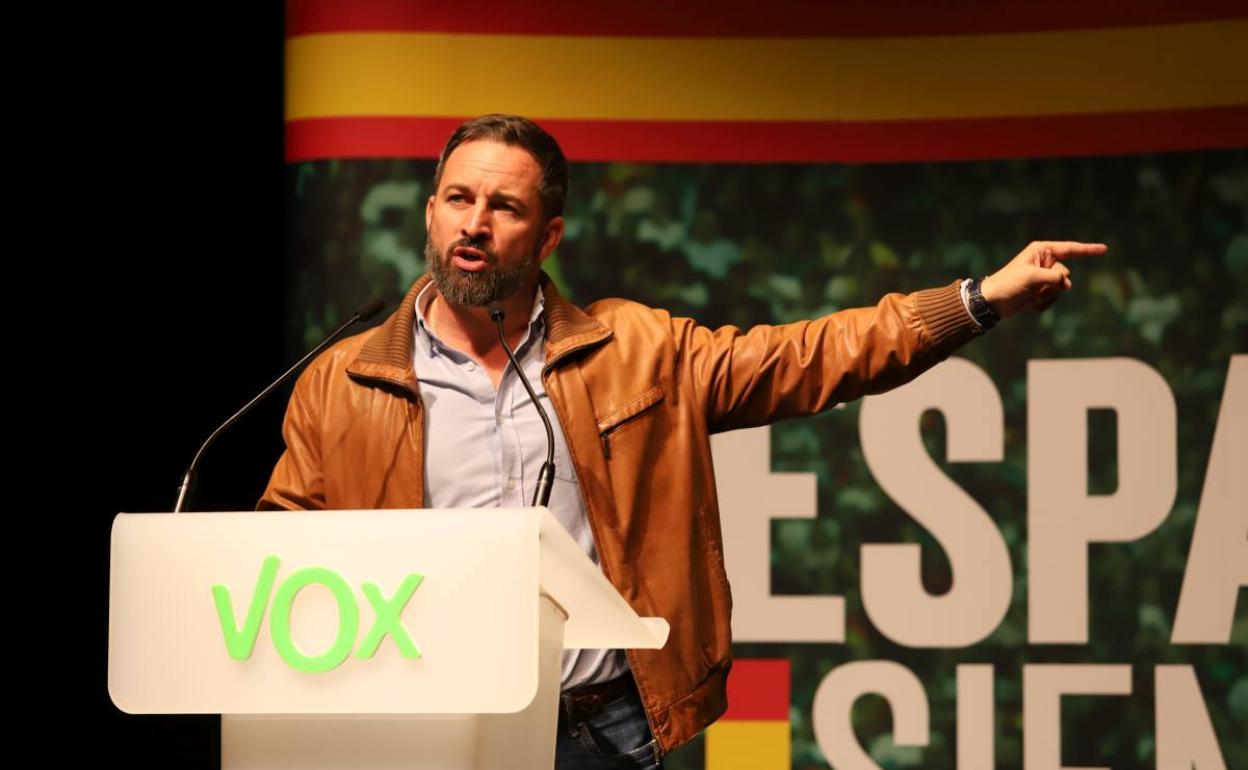 El presidente de Vox ha protagonizado un gran acto del partido en Burgos. 