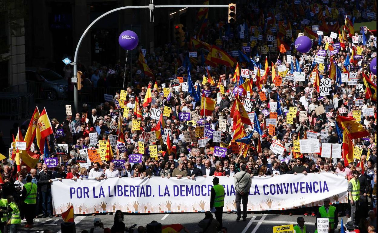 Manifestación organizada por Sociedad Civil Caralana en marzo de 2017.