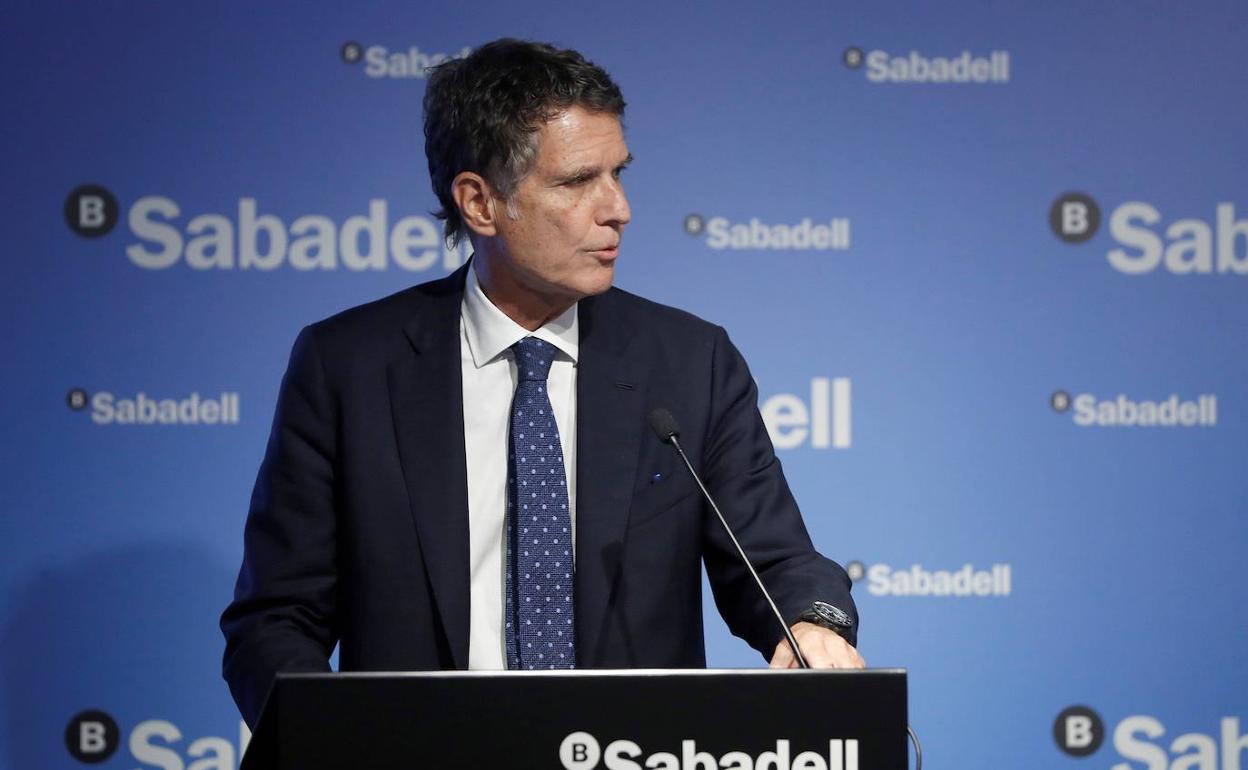 El consejero delegado del Banco Sabadell, Jaume Guardiola