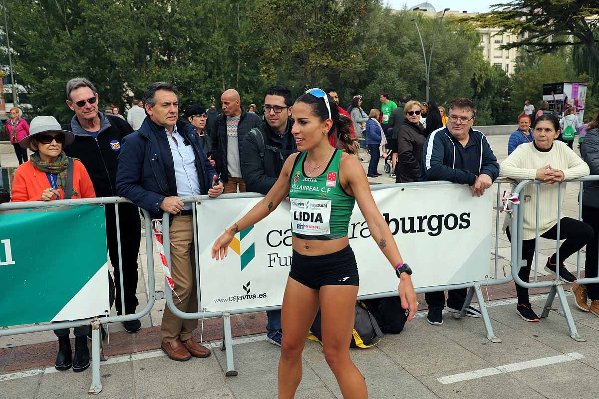 Dani Arce y Lidia Campo han sido los vencedores en la prueba de 10 kilómetros que ha recorridos las calles burgaleses. 