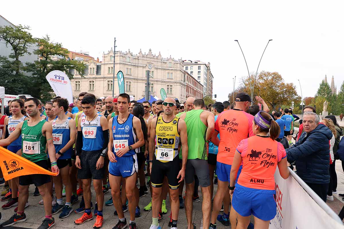 Dani Arce y Lidia Campo han sido los vencedores en la prueba de 10 kilómetros que ha recorridos las calles burgaleses. 