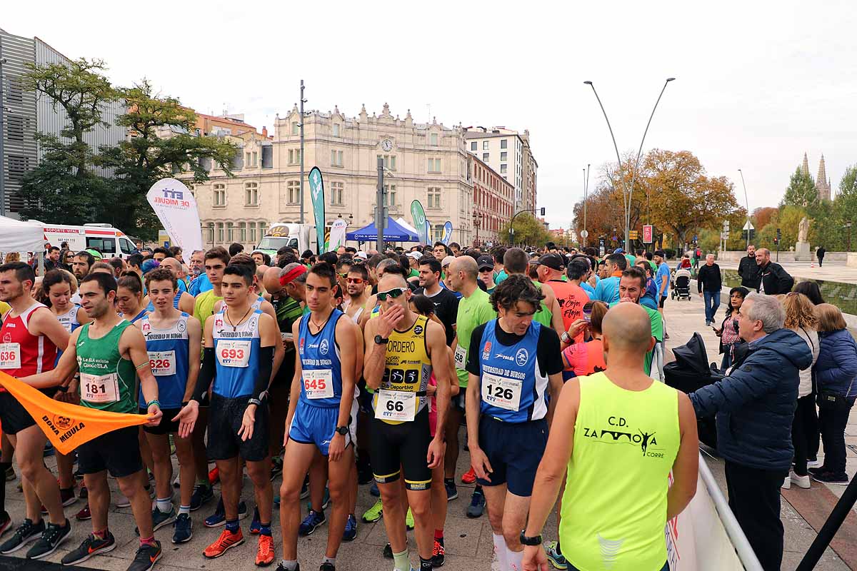 Dani Arce y Lidia Campo han sido los vencedores en la prueba de 10 kilómetros que ha recorridos las calles burgaleses. 