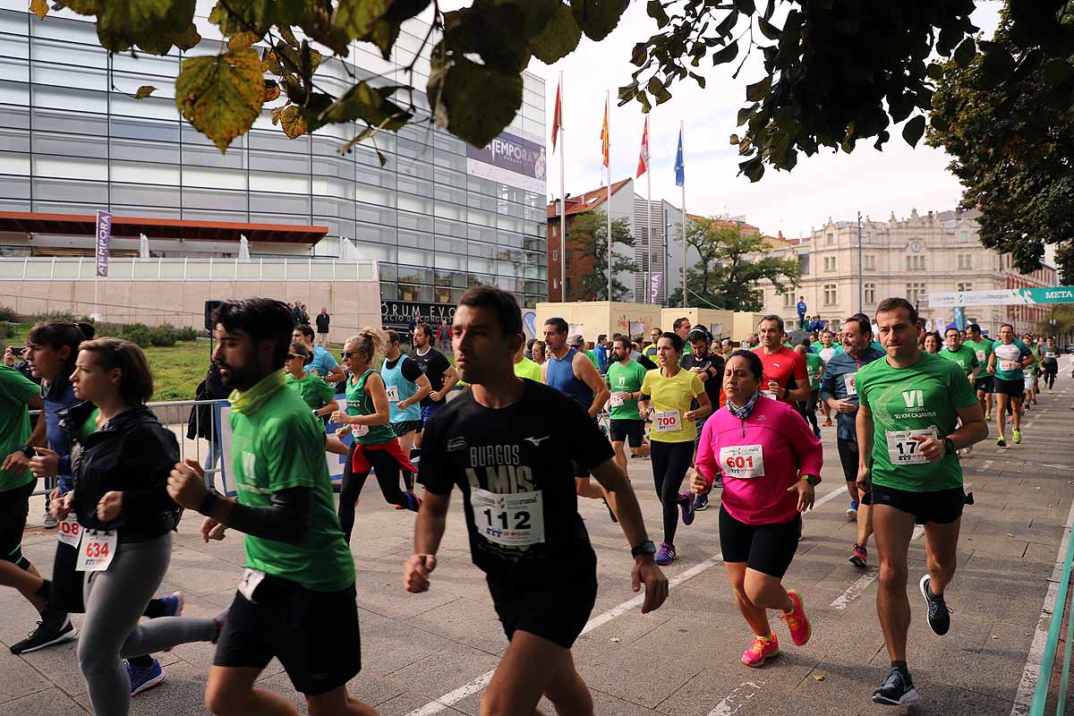 Dani Arce y Lidia Campo han sido los vencedores en la prueba de 10 kilómetros que ha recorridos las calles burgaleses. 