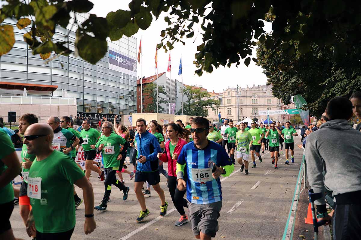 Dani Arce y Lidia Campo han sido los vencedores en la prueba de 10 kilómetros que ha recorridos las calles burgaleses. 