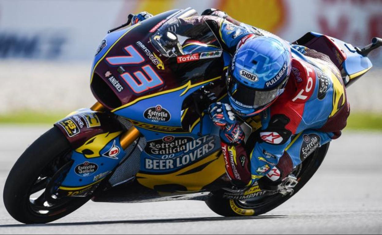 Álex Márquez, en el circuito de Sepang. 