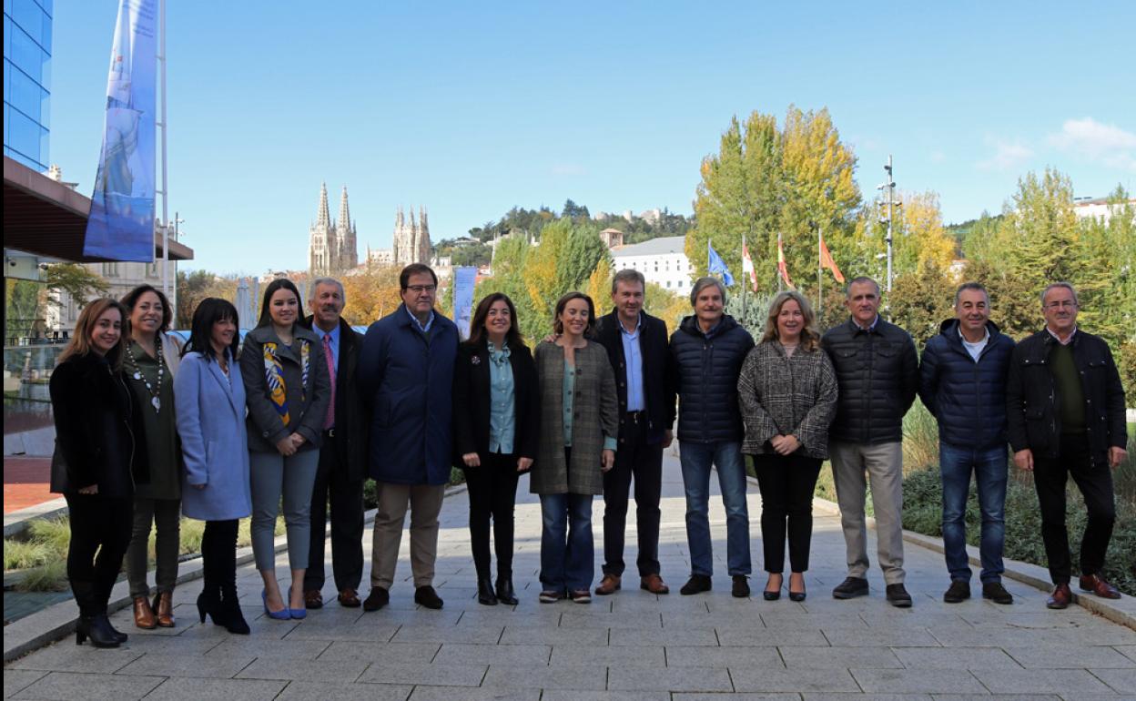 Cuca Gamarra ha apoyado la candidatura burgalesa al Congreso y el Senado