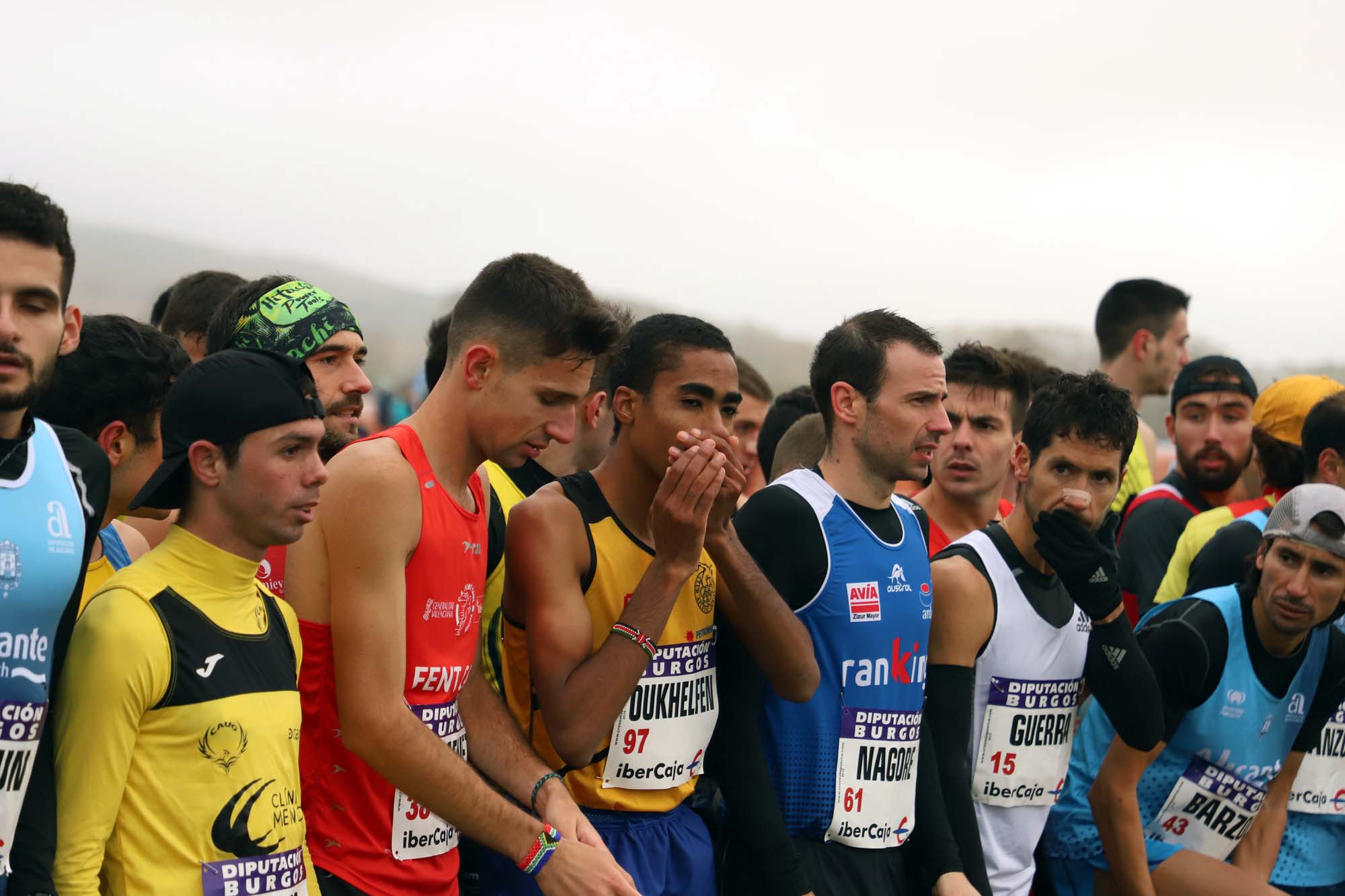 Los tres primeros clasificados. 