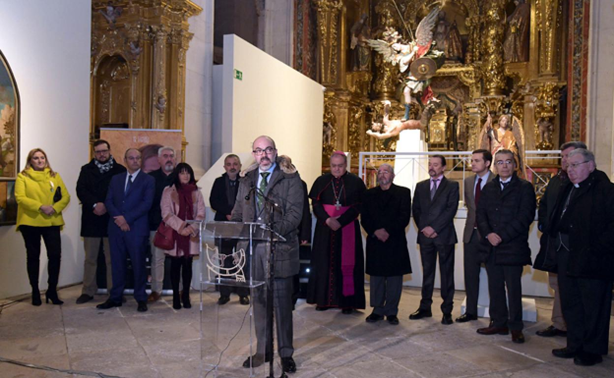 Gil Tamayo durante su exposición. 