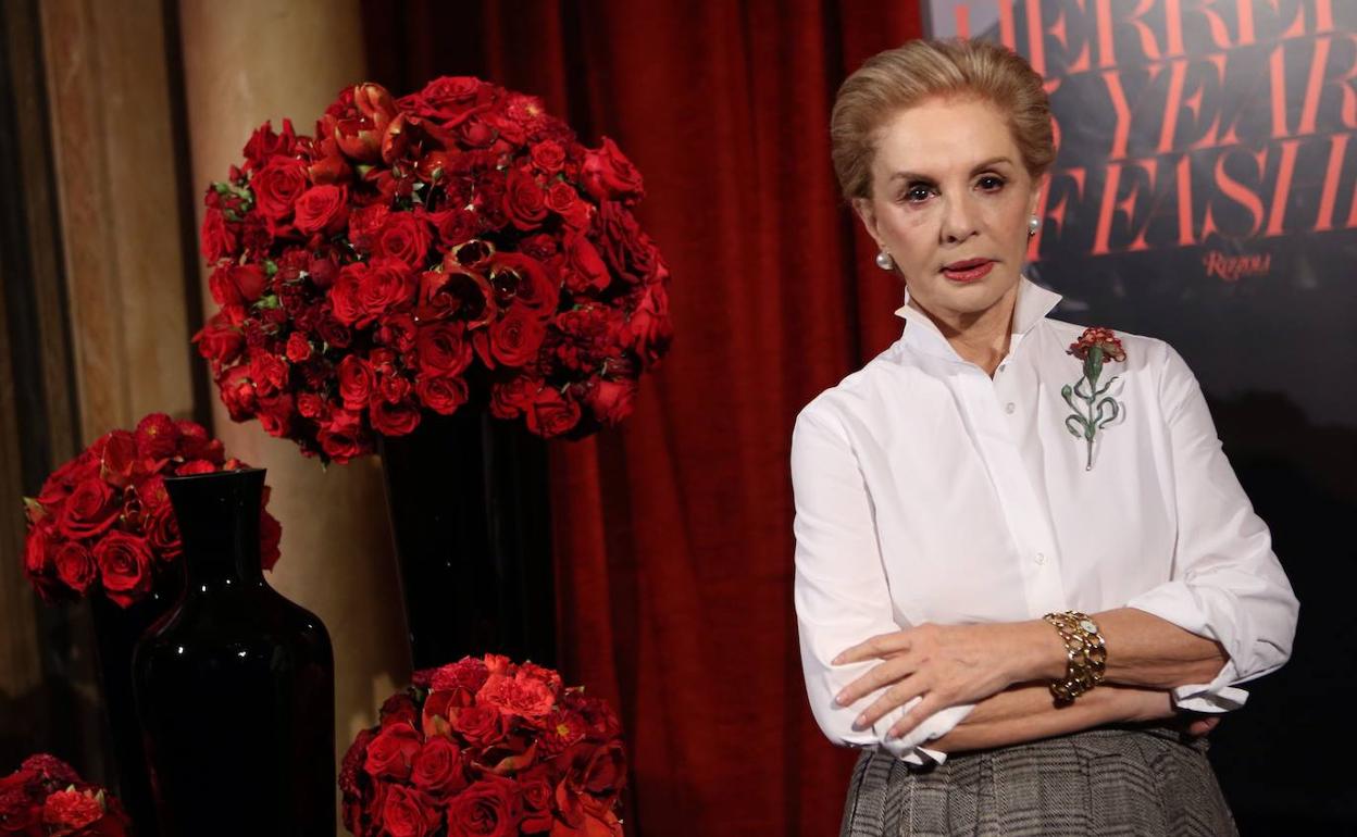 La diseñadora venezolana Carolina Herrera.