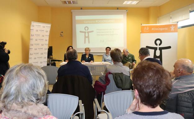 Imagen principal - COCEMFE presenta en Burgos el símbolo internacional de la discapacidad orgánica