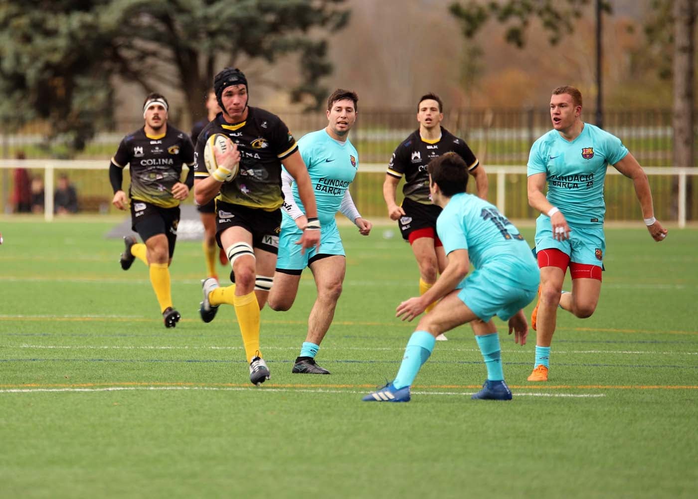 Fotos: El UBU Colina Clinic y el FC Barcelona firman tablas en San Amaro