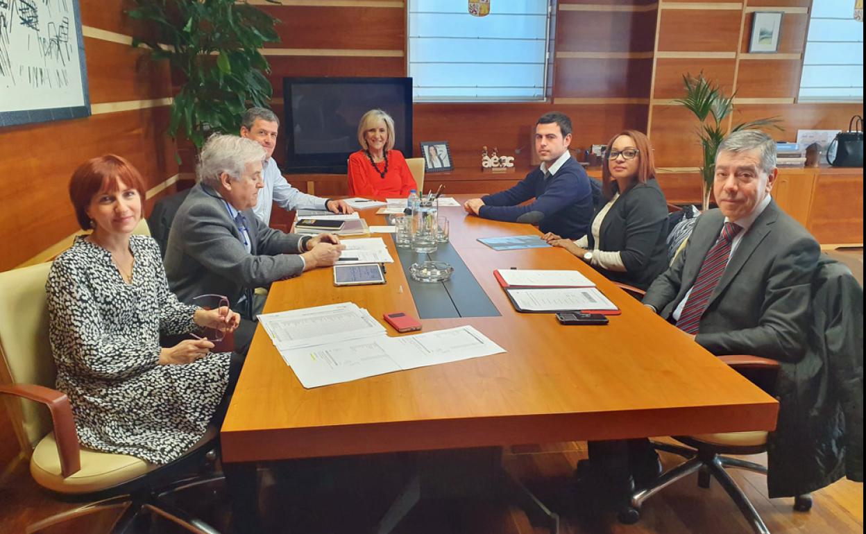 Villarcayo, Medina y Espinosa se han reunido con la consejera de Sanidad esta mañana